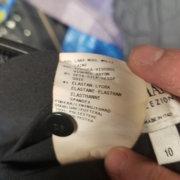 Armani Collezioni black career skirt 10 - Picture 10 of 10